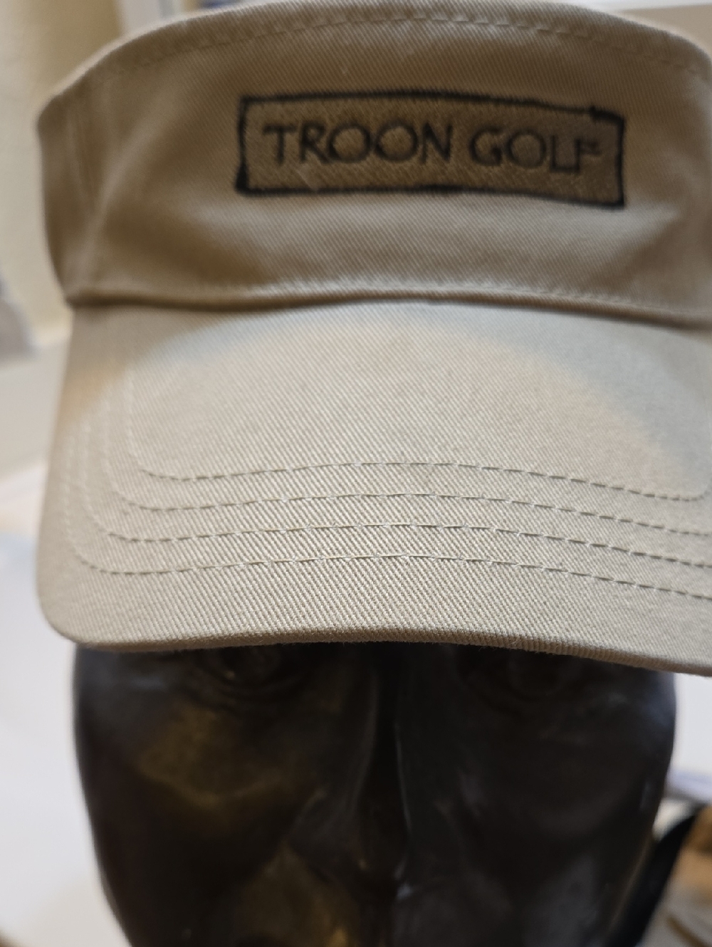 Imperial Troon Golf Course Beige Visor - Classic Sun Protection